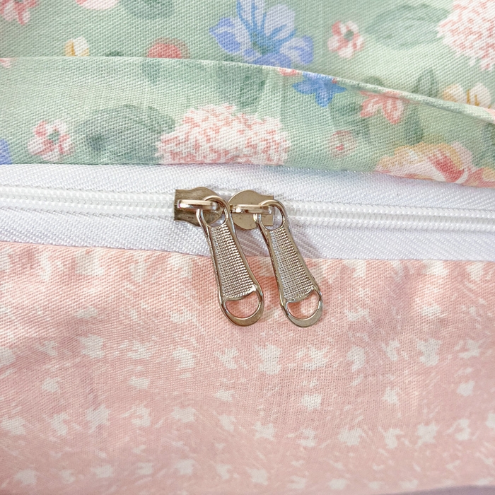 91家纺网 家纺一手货源 找家纺 依庭 2025春夏新款12868全棉纯棉印花卡通系列单被套 被套单件 小熊慕斯