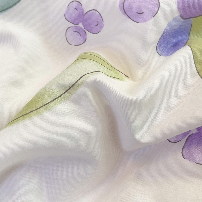 91家纺网 家纺一手货源 找家纺 依庭 2025春夏新款12868全棉纯棉印花卡通系列单被套 被套单件 小熊慕斯