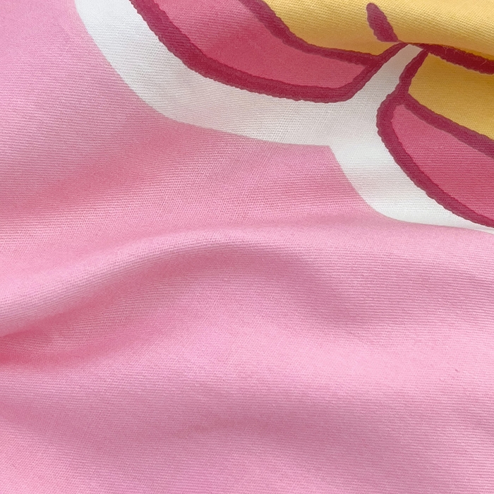 91家纺网 家纺一手货源 找家纺 依庭 2025春夏新款12868全棉纯棉印花卡通系列单被套 被套单件 小熊慕斯