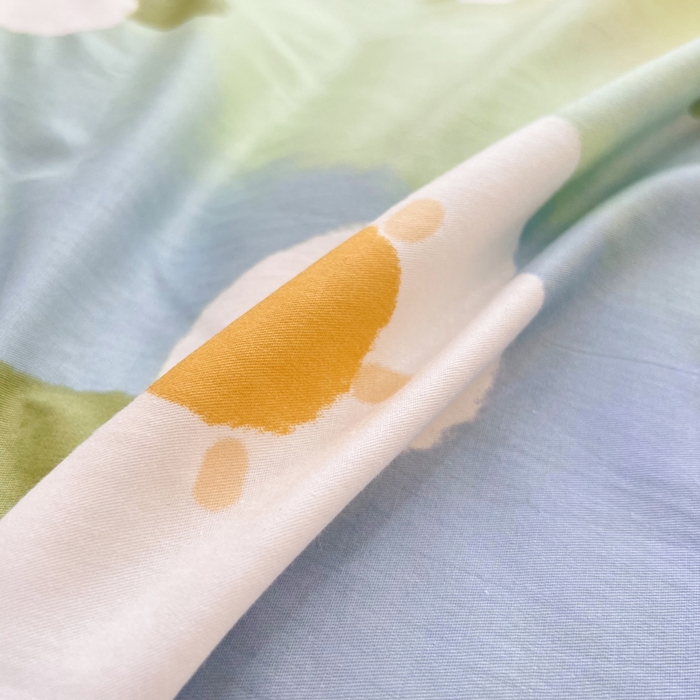 91家纺网 家纺一手货源 找家纺 依庭 2025春夏新款12868全棉纯棉印花卡通系列单被套 被套单件 浮云初梦