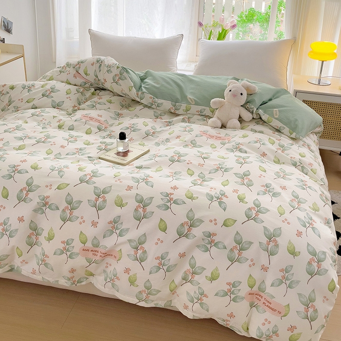 91家纺网 家纺一手货源 找家纺 依庭 2025春夏新款12868全棉纯棉印花卡通系列单被套 被套单件 浮云初梦