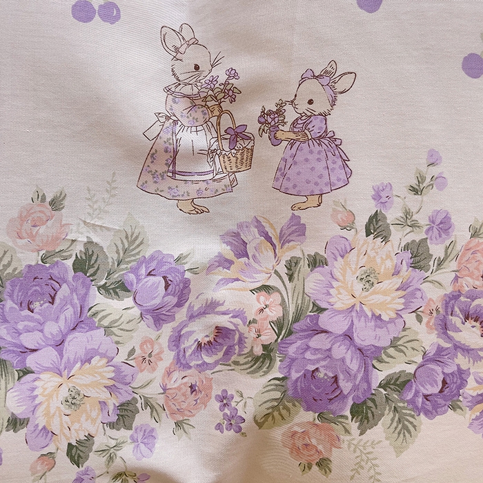 91家纺网 家纺一手货源 找家纺 依庭 2025春夏新款12868全棉纯棉印花卡通系列单被套 被套单件 浮云初梦