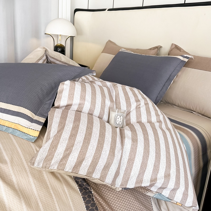 91家纺网 家纺一手货源 找家纺 依庭 2025春夏新款12868全棉纯棉印花卡通系列单被套 被套单件 浮云初梦