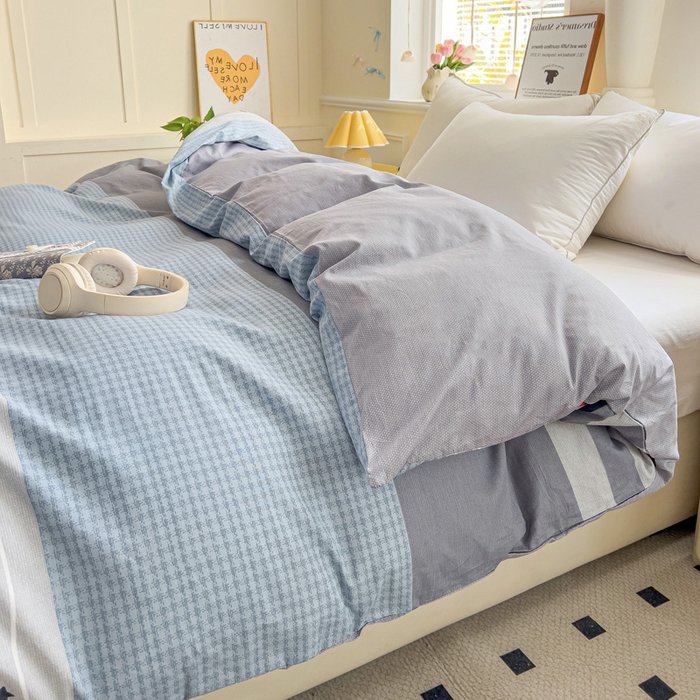 91家纺网 家纺一手货源 找家纺 依庭 2025春夏新款12868全棉纯棉印花卡通系列单被套 被套单件 浮云初梦