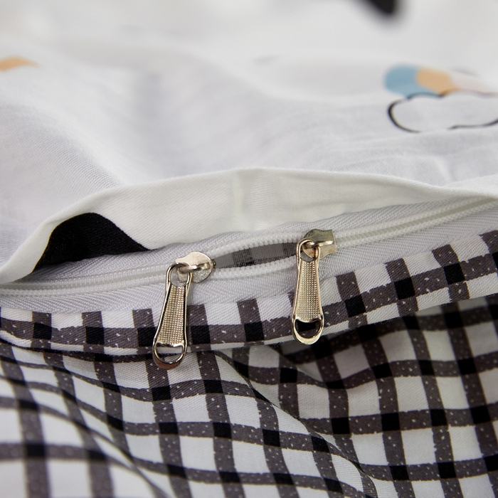 91家纺网 家纺一手货源 找家纺 依庭 2025春夏新款12868全棉纯棉印花卡通系列单被套 被套单件 浮云初梦