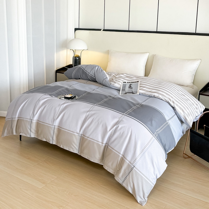 91家纺网 家纺一手货源 找家纺 依庭 2025春夏新款12868全棉纯棉印花卡通系列单被套 被套单件 浮云初梦