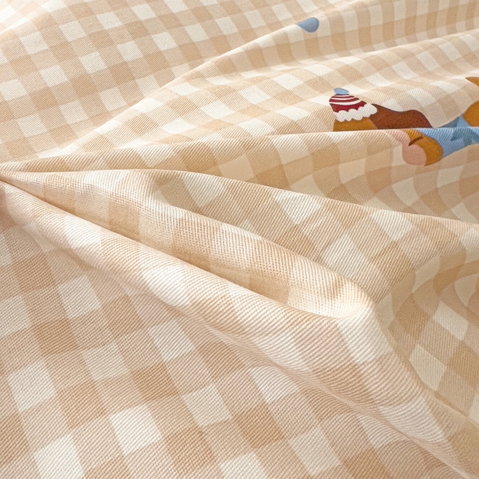 91家纺网 家纺一手货源 找家纺 依庭 2025春夏新款12868全棉纯棉印花卡通系列单被套 被套单件 浮云初梦