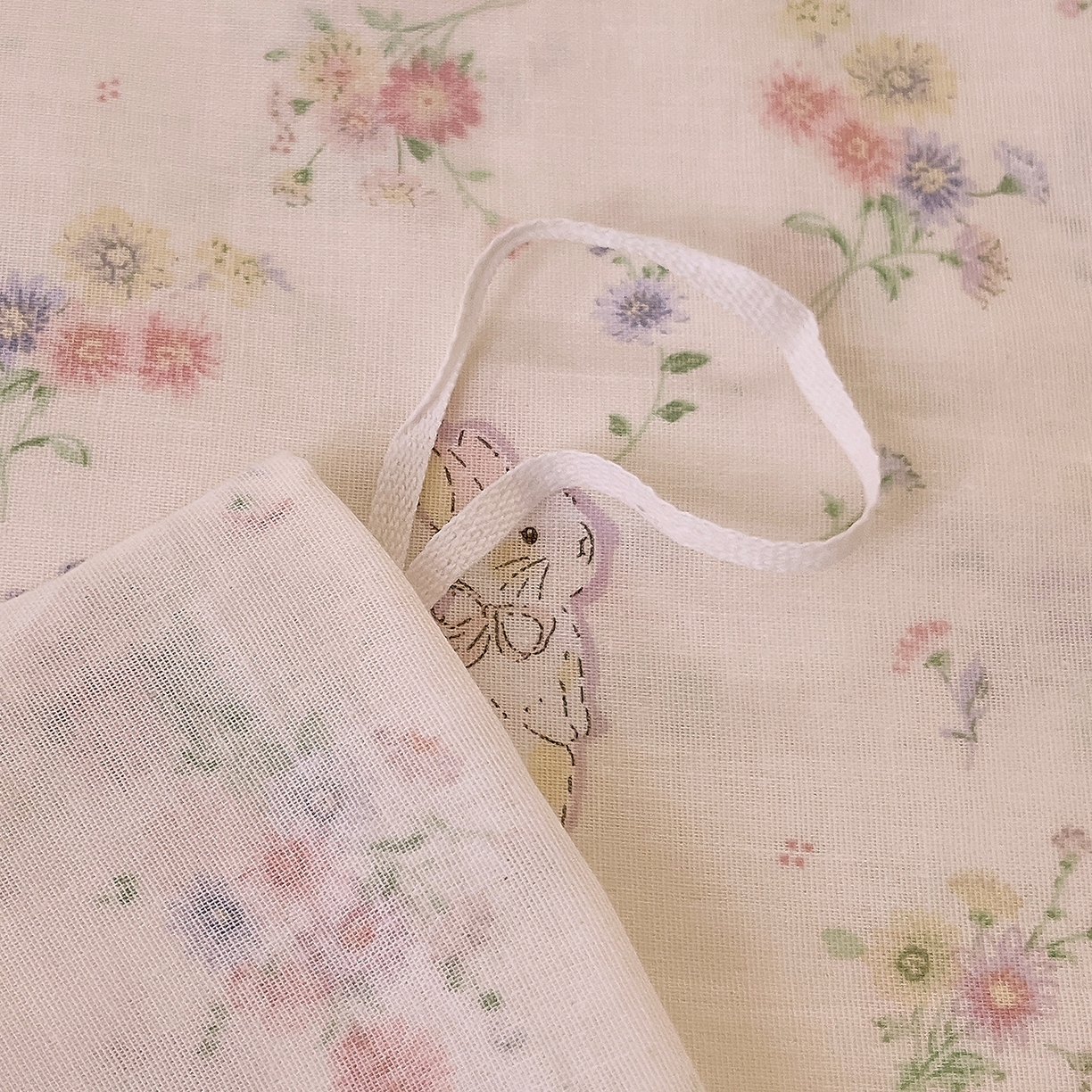 91家纺网 家纺一手货源 找家纺 DoDo 兜兜 2025新款全棉纯棉小温暖双层纱四件套【可定做尺寸】 丛林小兔