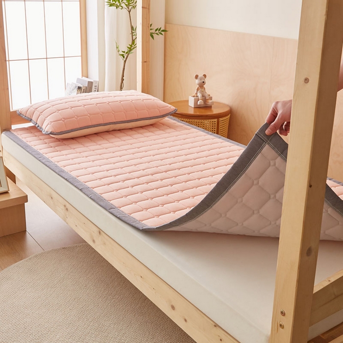 91家纺网 家纺一手货源 找家纺 （总）暖季家纺 2025新款A类水洗棉学生絮叠床护垫