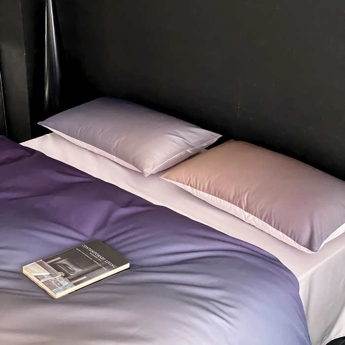 91家纺网 家纺一手货源 找家纺 （总）赫帛 2025新款50s缎纹数码印花长绒棉四件套-暮光之城（风格二）