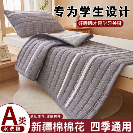 91家纺网 家纺一手货源 找家纺 （总）暖季家纺 2025新款A类水洗棉学生絮叠床护垫