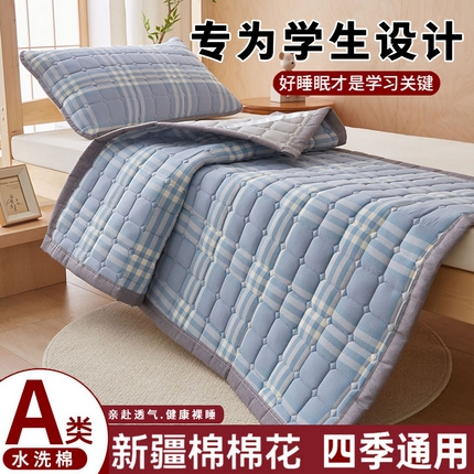 91家纺网 家纺一手货源 找家纺 （总）暖季家纺 2025新款A类水洗棉学生絮叠床护垫