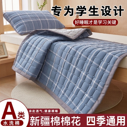 91家纺网 家纺一手货源 找家纺 （总）暖季家纺 2025新款A类水洗棉学生絮叠床护垫