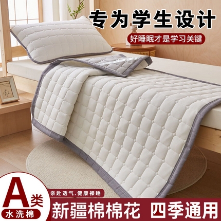 91家纺网 家纺一手货源 找家纺 （总）暖季家纺 2025新款A类水洗棉学生絮叠床护垫