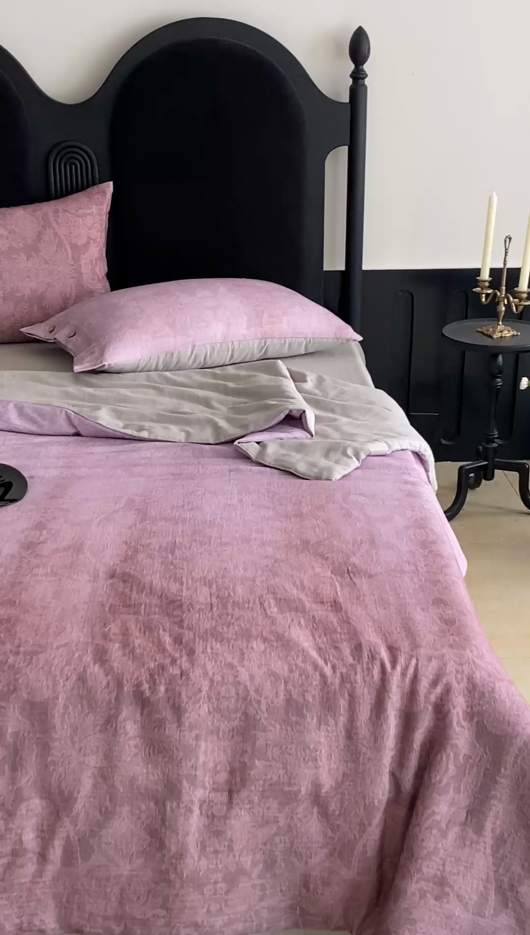 91家纺网 家纺一手货源 找家纺 （总）赫帛 2025新款60支全棉双层纱夏被-鸢尾织物