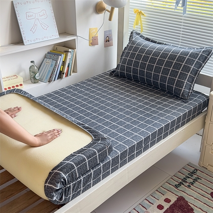 学生季 爆款90*200床笠单件学生宿舍床垫套外贸供货可定制2025新款 慕尼黑