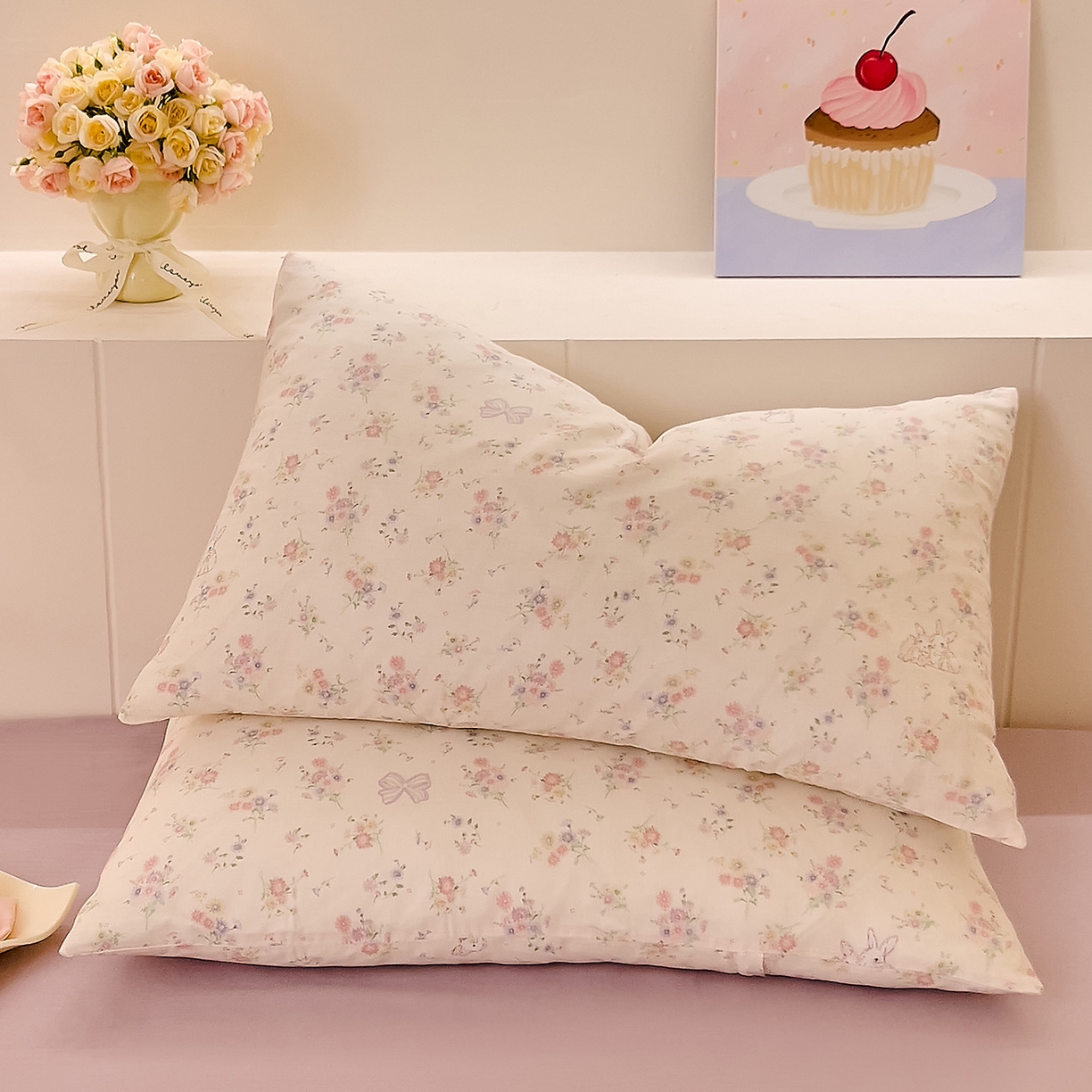 91家纺网 家纺一手货源 找家纺 （总）DoDo 兜兜 2025新款全棉纯棉小温暖双层纱系列单床单【可定做尺寸】