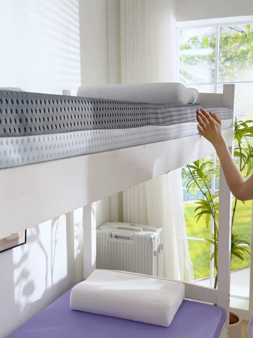 91家纺网 家纺一手货源 找家纺 （总）鹿辉家居（原吉欧力） 2025春夏新款凝胶记忆棉床垫舒睡款-小床款