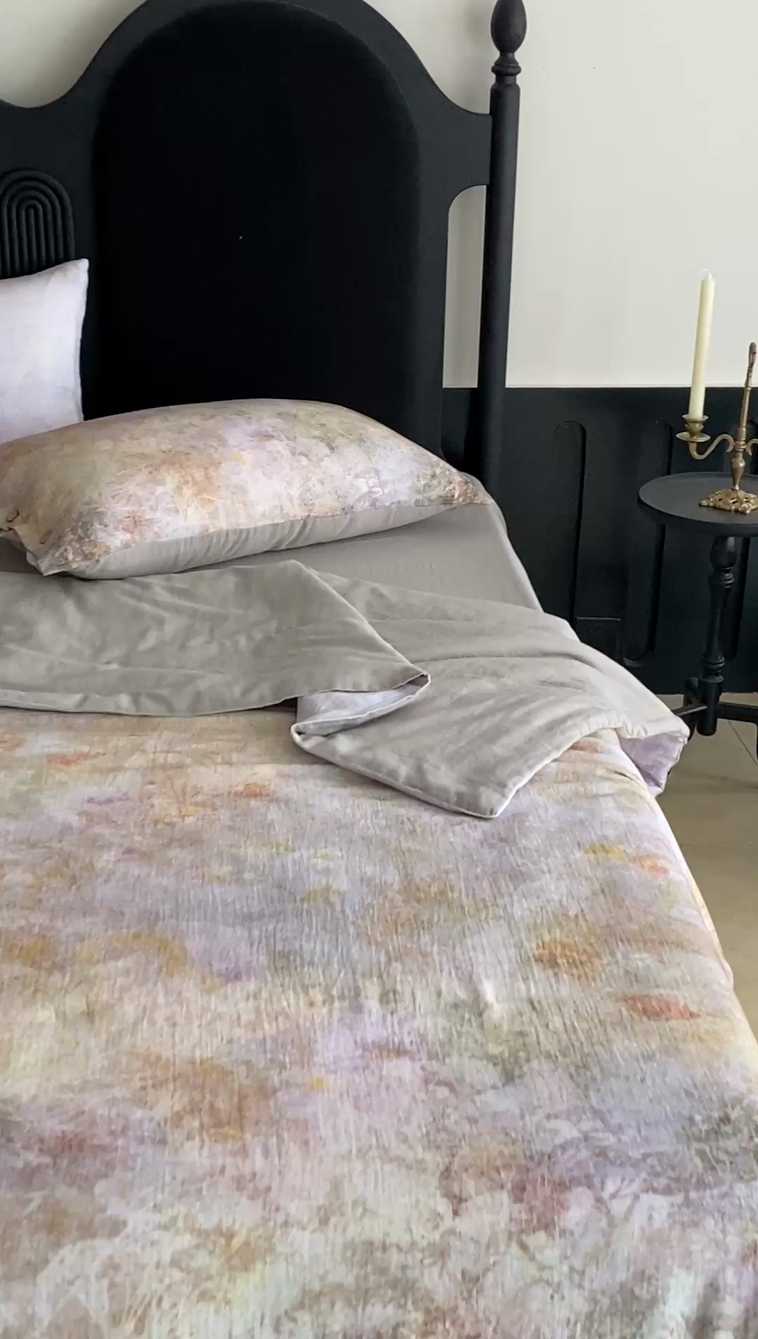 91家纺网 家纺一手货源 找家纺 （总）赫帛 2025新款60支全棉双层纱夏被-暮霭琉璃