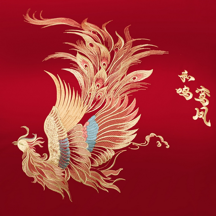 91家纺网 家纺一手货源 找家纺 （总）千禧家纺 2025新款全棉13372婚庆绣花系列