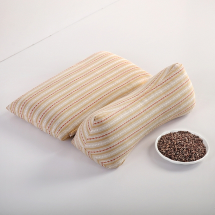 91家纺网 家纺一手货源 找家纺 （总）明星枕业 2025新款3D条纹三角牵引组合枕荞麦枕枕头枕芯可拆洗