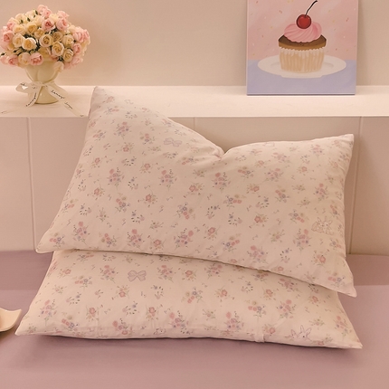 DoDo 兜兜 2025新款全棉纯棉小温暖双层纱系列单枕套【可定做尺寸】 丛林小兔