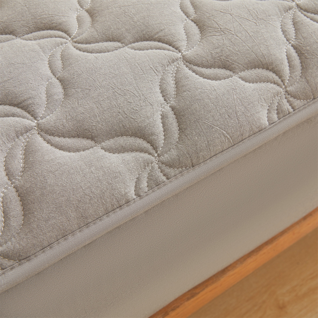 91家纺网 家纺一手货源 找家纺 （总）多谷家纺 2025新款纯棉色织大豆夹棉床笠