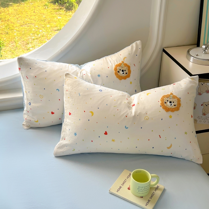 91家纺网 家纺一手货源 找家纺 （总）百寐 2025新款亲肤柔软水洗棉卡通可爱学生季宿舍床三四件套非全棉毛巾绣