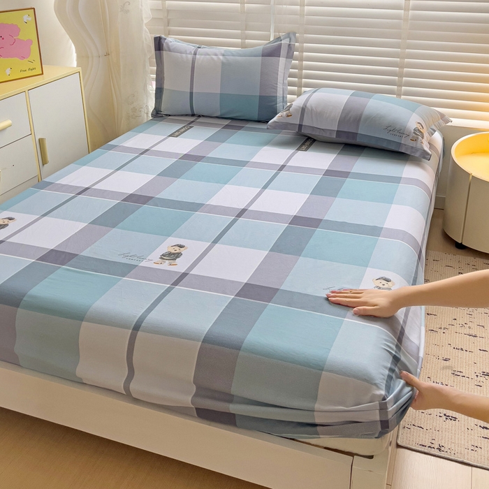 91家纺网 家纺一手货源 找家纺 依庭 2025春夏新款12868全棉纯棉印花卡通系列单被套 被套单件 洛香忆梦