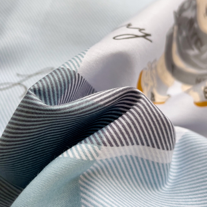 91家纺网 家纺一手货源 找家纺 依庭 2025春夏新款12868全棉纯棉印花卡通系列单被套 被套单件 洛香忆梦