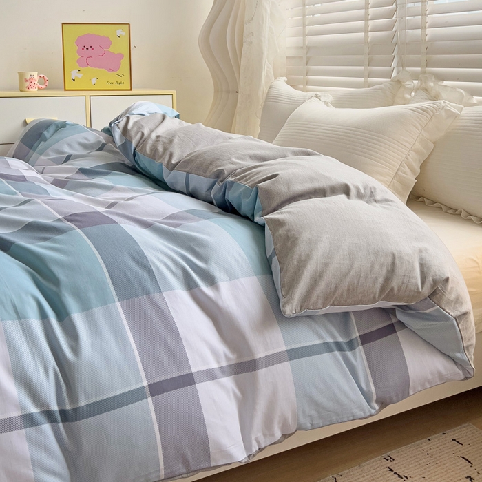 91家纺网 家纺一手货源 找家纺 依庭 2025春夏新款12868全棉纯棉印花卡通系列单被套 被套单件 洛香忆梦