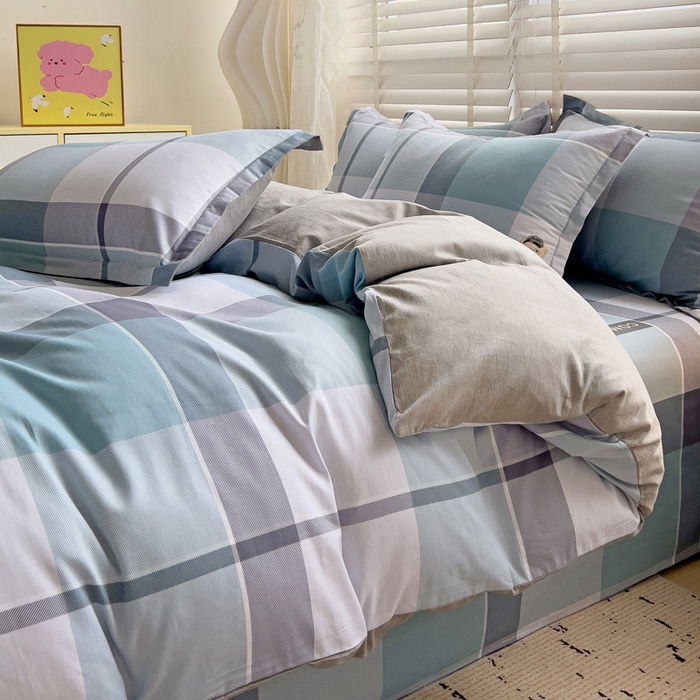 91家纺网 家纺一手货源 找家纺 依庭 2025春夏新款12868全棉纯棉印花卡通系列单被套 被套单件 洛香忆梦