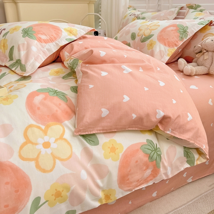 91家纺网 家纺一手货源 找家纺 依庭 2025春夏新款12868全棉纯棉印花卡通系列单被套 被套单件 奇幻曲