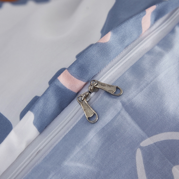 91家纺网 家纺一手货源 找家纺 依庭 2025春夏新款12868全棉纯棉印花卡通系列单被套 被套单件 俏皮狗