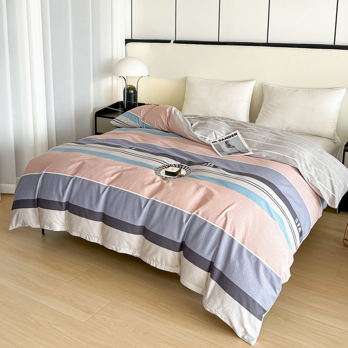 91家纺网 家纺一手货源 找家纺 依庭 2025春夏新款12868全棉纯棉印花卡通系列单被套 被套单件 轻局