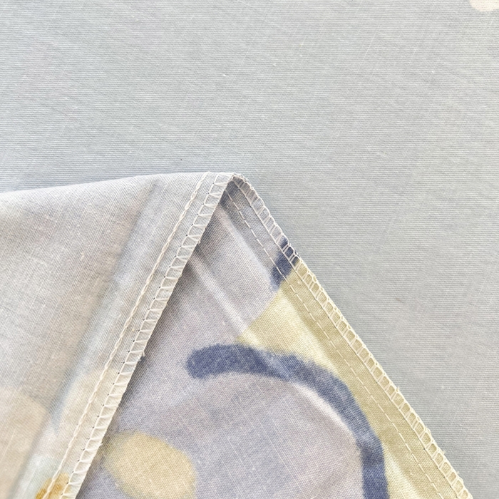 91家纺网 家纺一手货源 找家纺 依庭 2025春夏新款12868全棉纯棉印花卡通系列单被套 被套单件 茉婉-灰