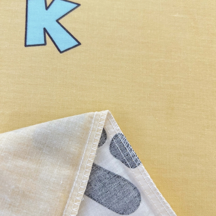 91家纺网 家纺一手货源 找家纺 依庭 2025春夏新款12868全棉纯棉印花卡通系列单被套 被套单件 浮云初梦