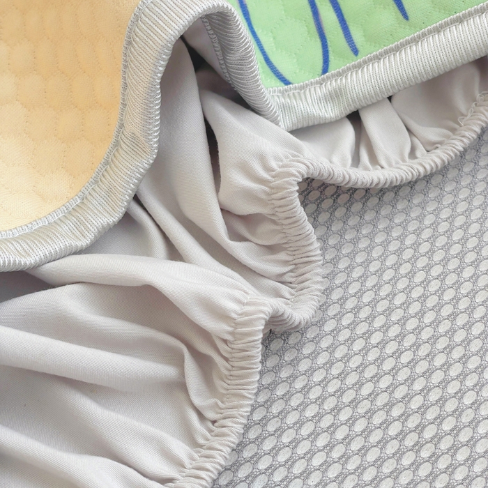 91家纺网 家纺一手货源 找家纺 小叮当家纺仓储工厂店 （提供买家秀 爆款花型 不断货）2025新款冰豆豆儿童卡通凉席床笠 小猫