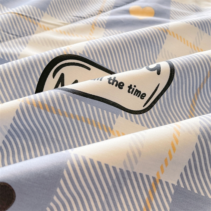 91家纺网 家纺一手货源 找家纺 （总）蓝雀翎 2025新款全棉印花新疆棉花夏被