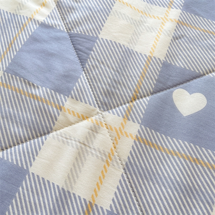 91家纺网 家纺一手货源 找家纺 （总）蓝雀翎 2025新款全棉印花新疆棉花夏被