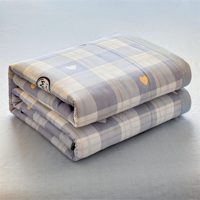 91家纺网 家纺一手货源 找家纺 （总）蓝雀翎 2025新款全棉印花新疆棉花夏被