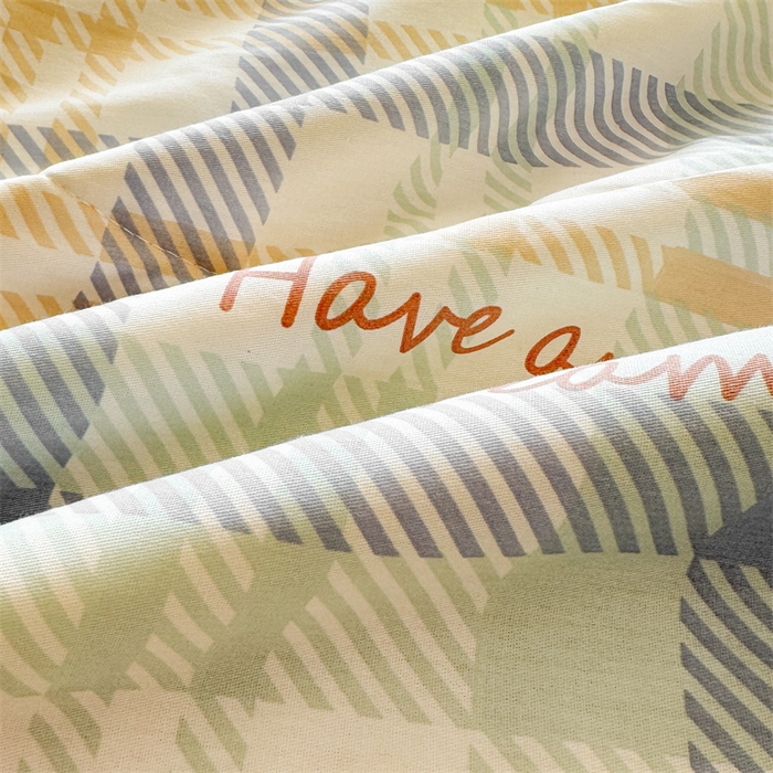 91家纺网 家纺一手货源 找家纺 蓝雀翎 2025新款全棉印花新疆棉花夏被 浪漫花香