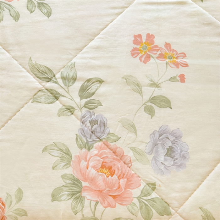 91家纺网 家纺一手货源 找家纺 蓝雀翎 2025新款全棉印花新疆棉花夏被 漫日之夏