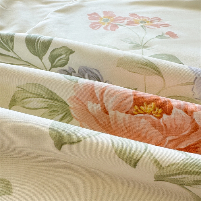 91家纺网 家纺一手货源 找家纺 蓝雀翎 2025新款全棉印花新疆棉花夏被 漫日之夏