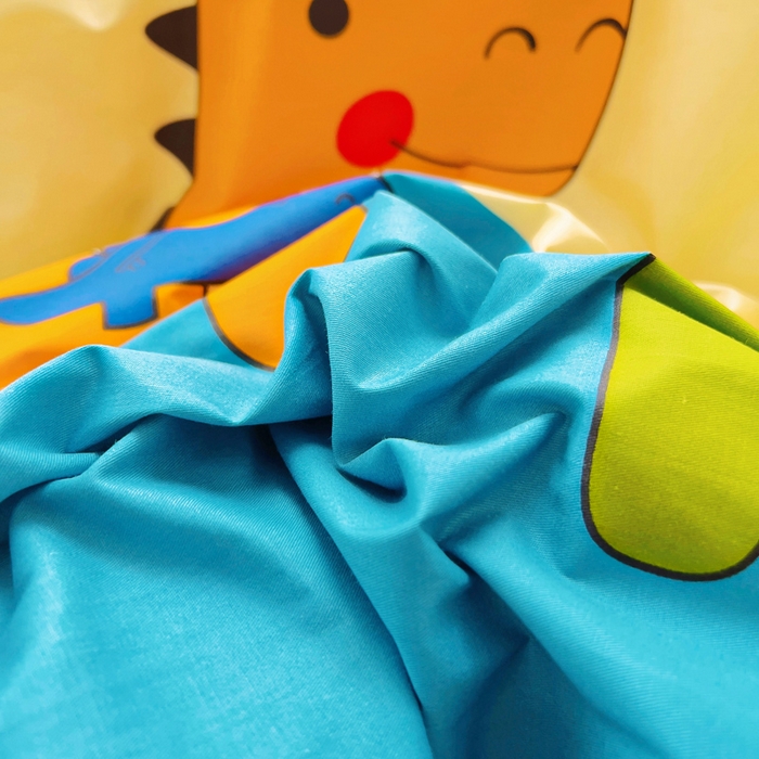 91家纺网 家纺一手货源 找家纺 2025年新款幼儿园全棉被子三件套宝宝入园纯棉六件套被褥午睡被套霸王龙