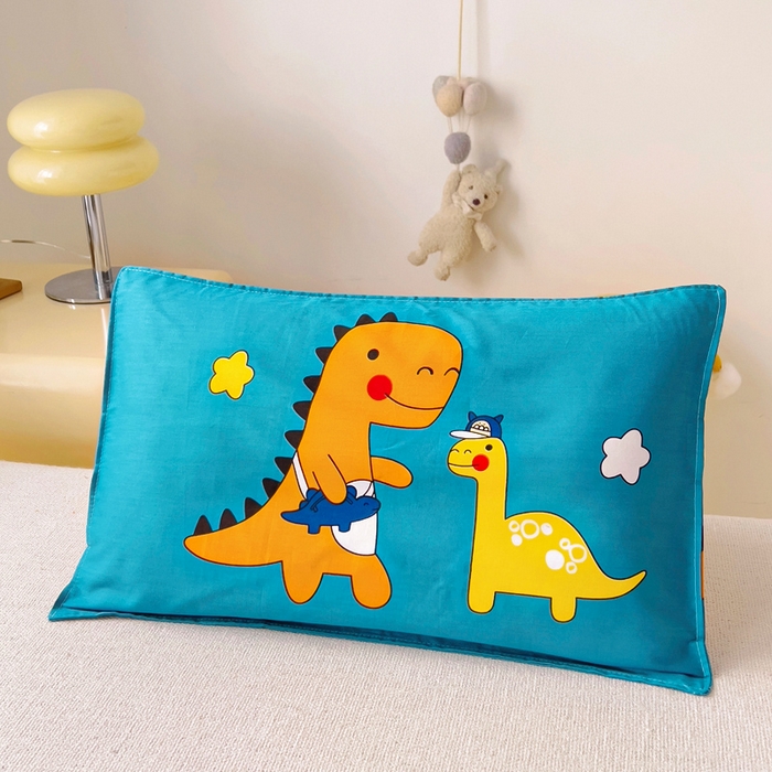 91家纺网 家纺一手货源 找家纺 2025年新款幼儿园全棉被子三件套宝宝入园纯棉六件套被褥午睡被套霸王龙