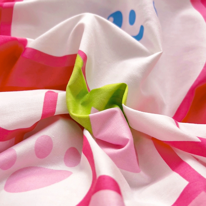 91家纺网 家纺一手货源 找家纺 2025年新款幼儿园全棉被子三件套宝宝入园纯棉六件套被褥午睡被套草莓小兔