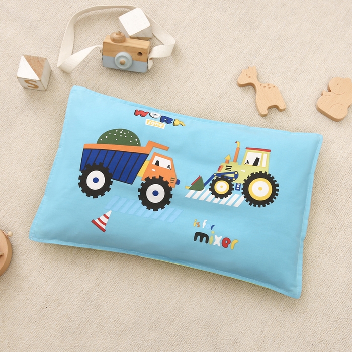 91家纺网 家纺一手货源 找家纺 2025年新款幼儿园全棉被子三件套宝宝入园纯棉六件套被褥午睡被套超级工程车