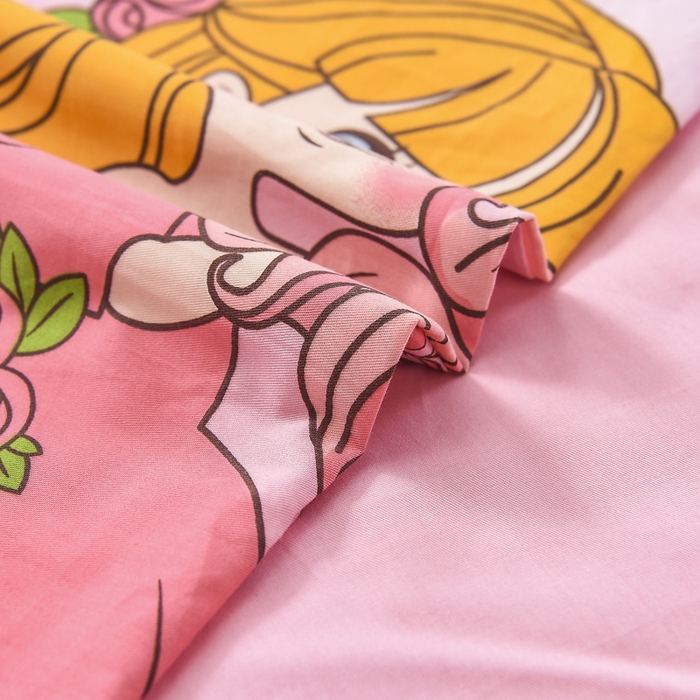 91家纺网 家纺一手货源 找家纺 2025年新款幼儿园全棉被子三件套宝宝入园纯棉六件套被褥午睡被套城堡公主