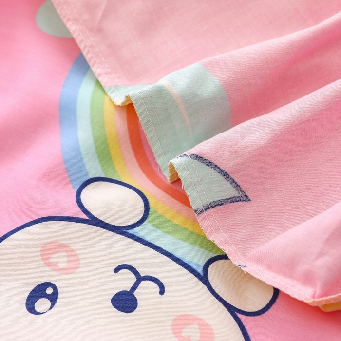 91家纺网 家纺一手货源 找家纺 2025年新款幼儿园全棉被子三件套宝宝入园纯棉六件套被褥午睡被套城堡小马